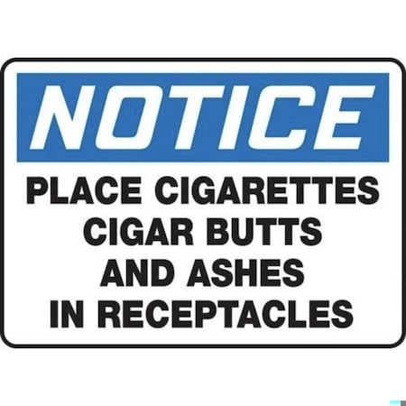 Accuform OSHA NOTICE SAFETY SIGN PLACE MSMK804XT MSMK804XT